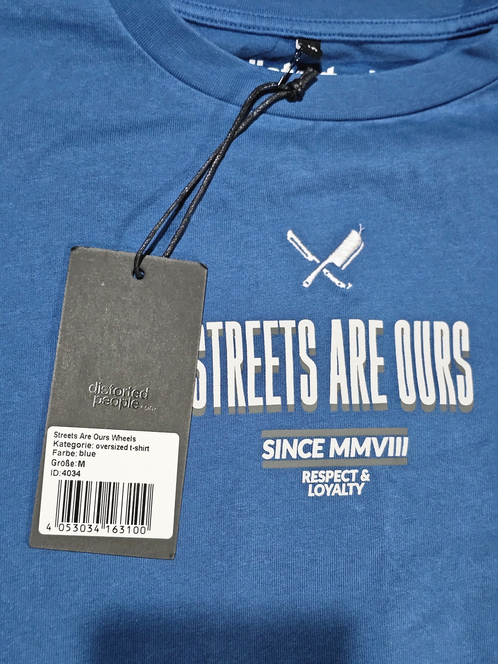 NEW German Streetwear Distorted People "Streets Are Ours"